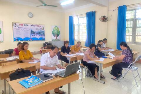 Tổ chức sinh hoạt chuyên môn  đầu năm học mới 2023 – 2024